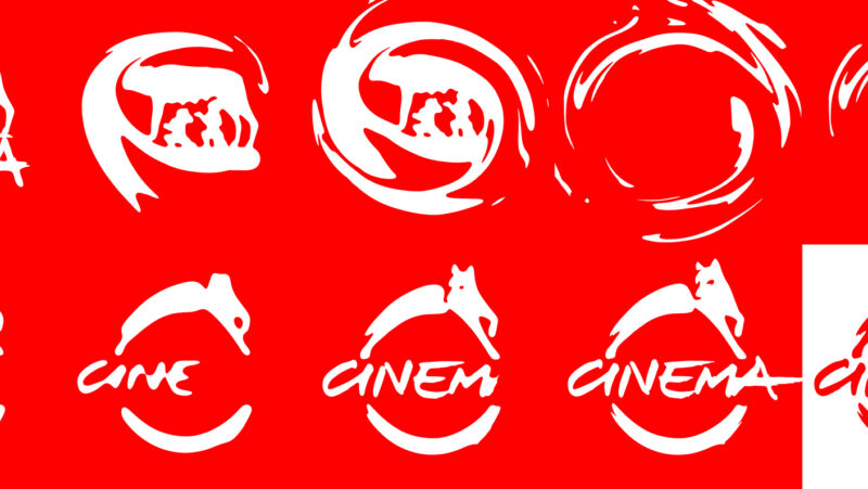 The evolution of the new logo creates by The B Agency for the Rome Film Fest