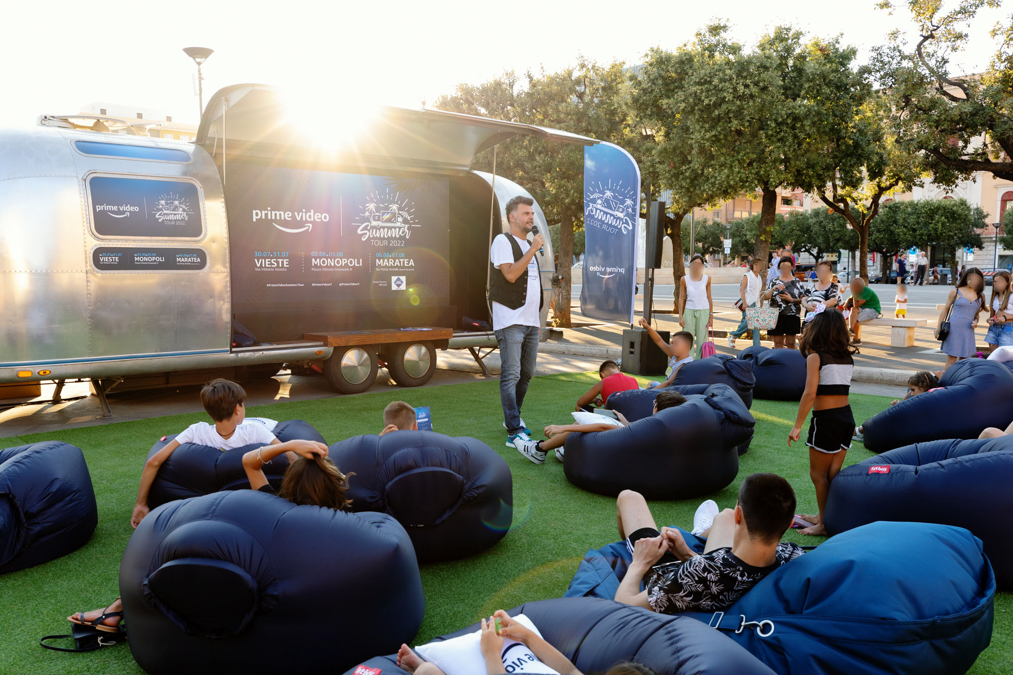 Open-air cinema tour with The B Agency and Prime Video in Monopoli