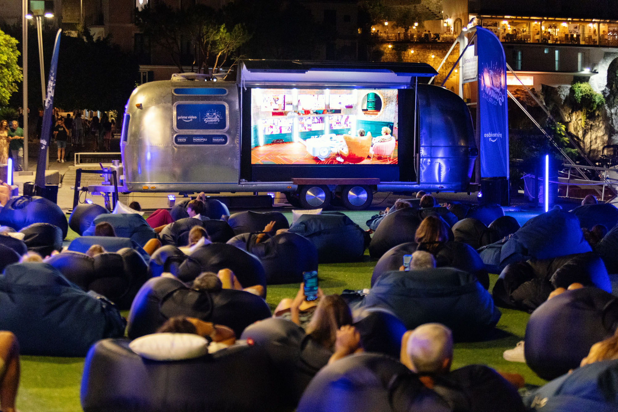 Open-air cinema Tour with the B Agency and Prime Video in Maratea