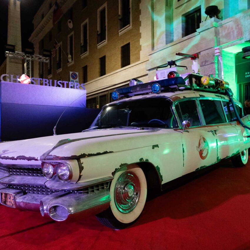 Ghostbusters: Legacy. The famous Ecto-1, the car of the movie